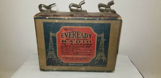 Antique Eveready Radio Battery Type C For Old Battery Set 1920 