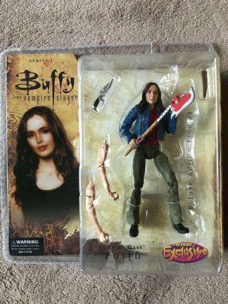 End Of Days Faith - Buffy The Vampire Slayer Action Figure Nib - Deluxe Series 1