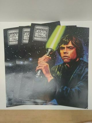 Star Wars Trilogy Special Edition Movie Poster 1996 Luke Skywalker Lightsaber