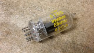 Western Electric Jw 5755 420a Clear Top F/ Old Vintage Ham Radio Tube Audio Amp