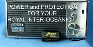 Zenith Royal 94 Inter - Oceanic.  A Ac Adapter For Your Royal 94.