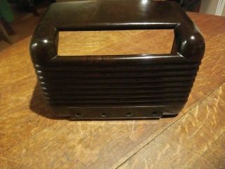 Vintage Sentinel Model 264 Bakelite Tube Radio Case Perfect For Restoration