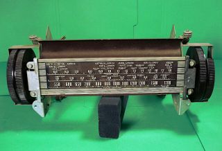 Philco 39 - 116 Multiband Console Radio / Front Control And " Dial " Assy