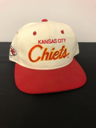 Vintage Kansas City Chiefs Snap Back Ball Cap Hat Sports Specialties
