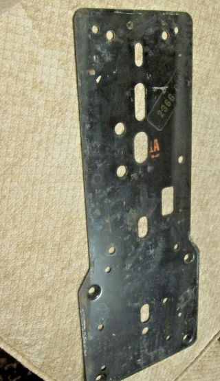Metal Backplate For Western Electric " 236g " 3 - Slot Coin Telephone.