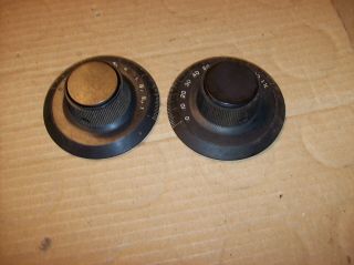 2 Vintage 0 To 100 Amsco Products 3 Inch Bakelite Radio Dial Need Up