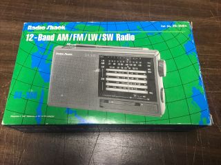 Radio Shack Dx - 350 Am Fm Lw Sw 12 Band Receiver Receiver