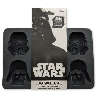 Star Wars Silicone Ice Cube Tray Stormtrooper And Darth Vader Cold Drinks Molds