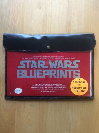 Classic Star Wars 1977 Blueprints Ballantine Books Nm R2d2