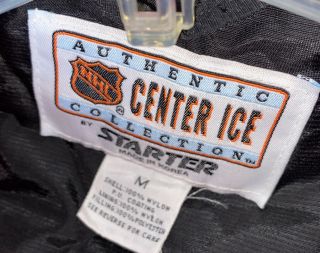 90s CHICAGO BLACKHAWKS Starter NHL Center Ice HOCKEY Pullover JACKET COAT Sz M 3