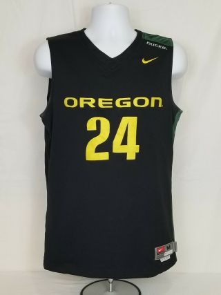 Oregon Ducks Nike Team Sewn Basketball Jersey 24 Men 