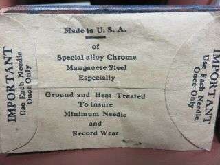 Rare supreme disk needles For use with Western Electric sound system 2