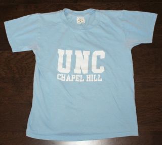 Vtg 80s Made In Usa North Carolina Unc Chapel Hill T - Shirt Medium Single Stitch