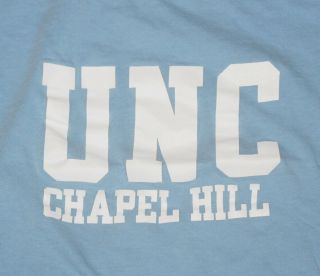 vtg 80s MADE in USA North Carolina UNC Chapel Hill T - Shirt Medium Single Stitch 3