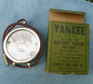 Yankee A&b Radio Battery Tester Vintage