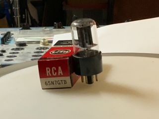Rca,  6sn7gtb Vintage Antique Radio Vacuum Tubes Nos
