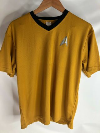 2009 Kellogg’s Cereal Star Trek Series Uniform Shirt - Gold Adult L