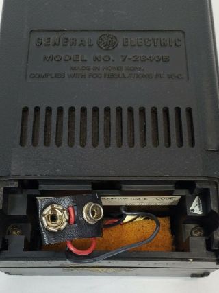 Vintage GE General Electric No.  7 - 2840B AM/FM Instant Weather 2
