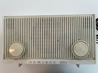 Admiral Radio Model Yr503 Vintage Tabletop,  5e6 Chassis,  S/n M928704