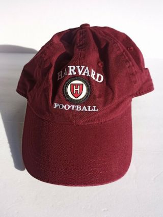 Harvard University Crimson Football Ivy League Authentic Cotton Twill Hat