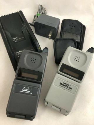 2 Vintage Flip Phones – Motorola – Us West Mega - Phones - Includes Battery Charger