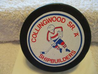 Hometown Hockey Collingwood Shipbuilders Sr A Hockey Puck