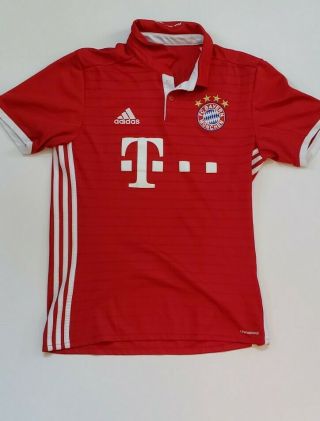 2016/17 Adidas Fc Bayern Munchen Soccer Home Jersey Ai0049 Size Small