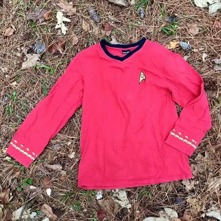 Star Trek Red Engineer Long Sleeve Shirt Unisex Large Costume Cosplay