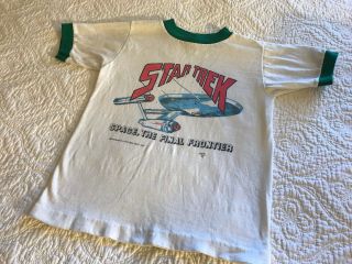Vintage 1977 Star Trek The Final Frontier Child’s T - Shirt