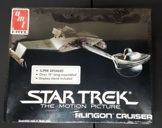 Klingon Cruiser Star Trek The Motion Picture Amt/ertl Model 1984