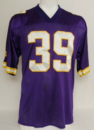 Sports Illustrated Purple Crown Royal 39 Embroidered Football Jersey Men 