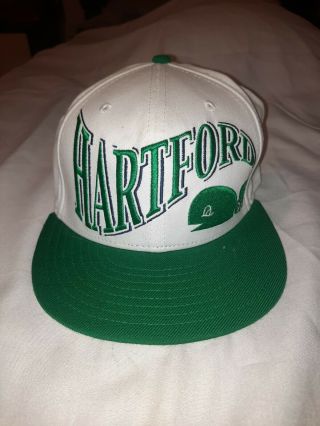 Vintage Hockey Nhl Hartford Whalers Era Fitted 7 - 3/4 Hat Cap Retro Logo