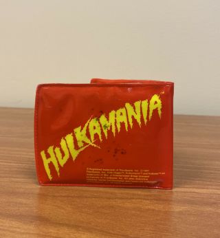 Vintage Hulk Hogan Hulkamania Wallet 1991 Rare 3