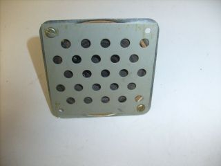 Small 3x3 Inch Metal Speaker For Tube,  Crystal,  Or Ham Radio