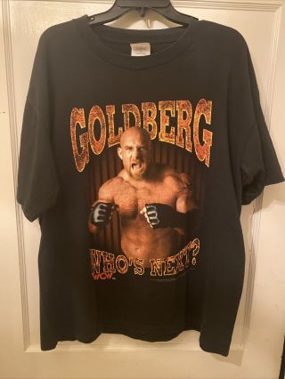 Goldberg Who’s Next Vintage Mens Xlarge Shirt Wcw Wrestling