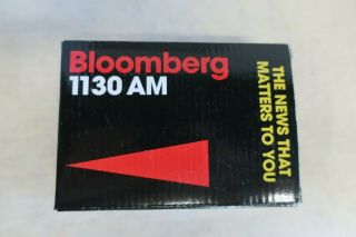 Bloomberg Am 1130 Transistor Radio In Orig Box