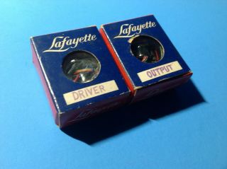 Vintage Nos Lafayette Radio Transistor Driver Tr98 And Output Tr99 Transformers