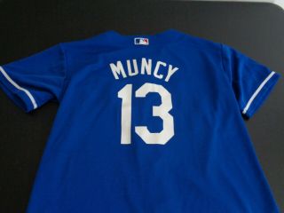 Max Muncy Los Angeles Dodgers Baseball Majestic Cool Base Youth Medium Jersey