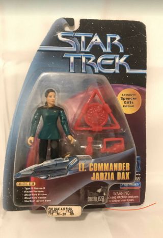 Star Trek Action Figure Lt.  Commander Jadzia Dax Playmates.  Spencer Gifts Edition