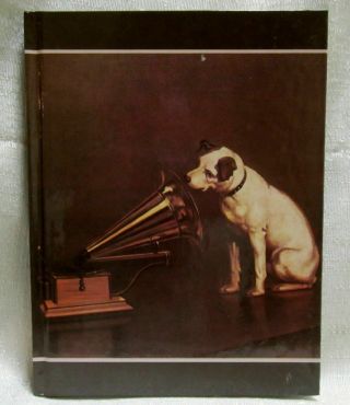 Nipper Victor Edison Dog Phonograph Diary Address Note Book 6 - 1/4 " X 8 - 1/4 " Nos
