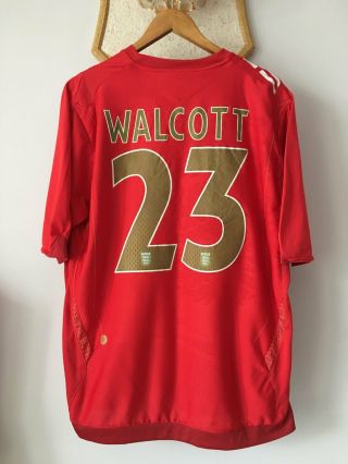 England 2006 2007 2008 Away Football Soccer Shirt Jersey Umbro Theo Walcott 23