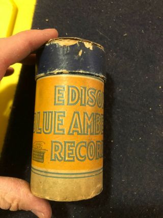 Vtg Edison Blue Amberol Cylinder Record 2652 The Star Spangled Banner Chalmers