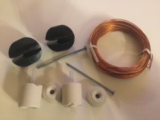 Crystal Or Ham Radio Simple Long Copper Wire Antenna Kit