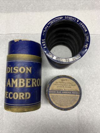 Edison Blue Amberol Cylinder 1577 “the Wedding Glide” The Passing Show Of 1912