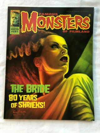 Famous Monsters Of Filmland 281 B Cover Nm - M Bride Of Frankenstein