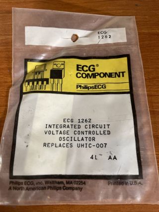 Ecg 1262 Integrated Circuit (f2)