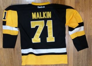 Reebok Pittsburgh Penguins 71 Malkin Jersey Size 52 Xl Stanley Cup Alternate