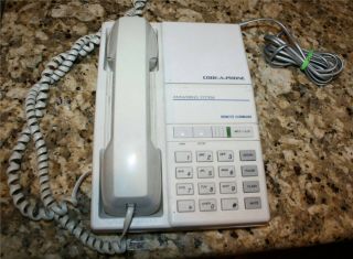 Vintage Code - A - Phone Kx2340 Phone/answering Service W/ Box,  Charger & Tape