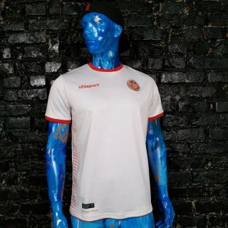 Tunisia Team Jersey Home Shirt 2018 - 2020 White Uhlosport Trikot Mens Size Xl