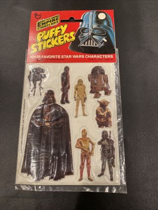 Topps Vintage Star Wars The Empire Strikes Back Puffy Stickers C 1977,  1980